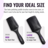 er500 Mini Ionic Polishing Paddle Hair Brush