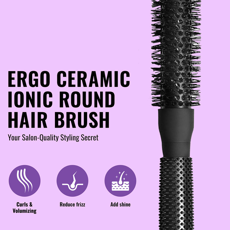 er25 Ionic Ceramic Round Hair Brush